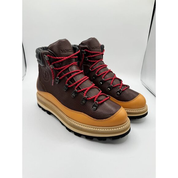 Moncler Mens Peka Trek Leather Hiking Boots - Picture 8 of 12